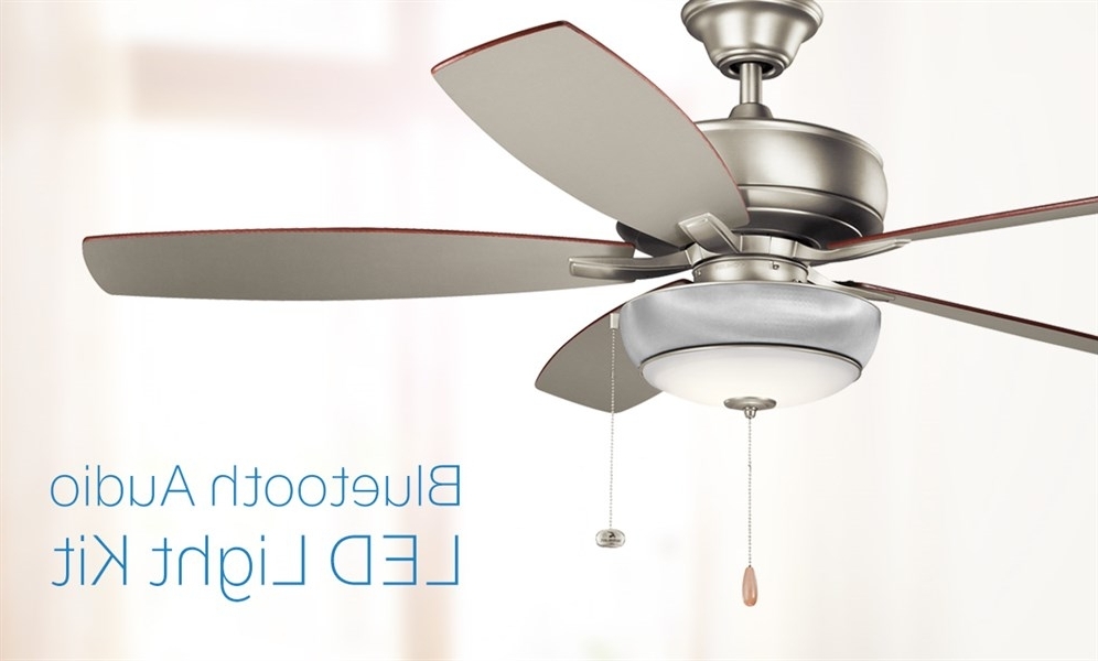 Featured Photo of 2024 Best of Outdoor Ceiling Fan with Bluetooth Speaker