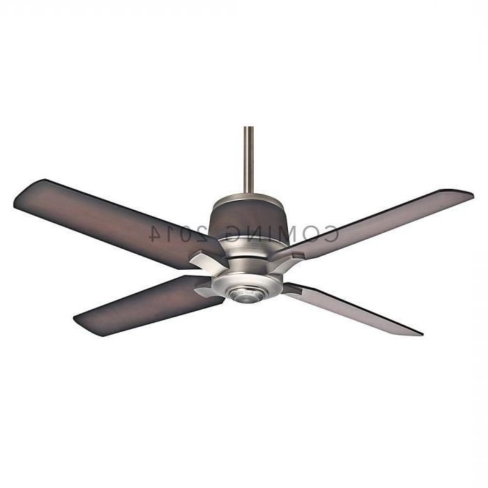 Brushed Nickel Outdoor Ceiling Fans Intended For Popular Casablanca 54" Aris Outdoor Ceiling Fan In Brushed Nickel – Outdoor (View 9 of 15)