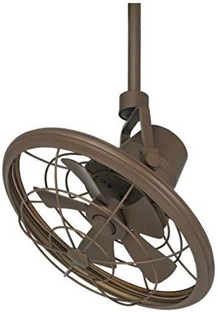 Casa Vieja Outdoor Ceiling Fans Regarding Widely Used 18" Casa Vieja Oil Rubbed Bronze Damp Location Ceiling Fan – Outdoor (View 14 of 15)