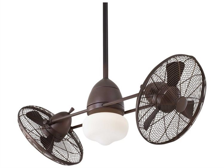 Current Minka Aire Outdoor Ceiling Fans With Lights Regarding Minka Aire Gyro Wet Oil Rubbed Bronze 42'' Wide Outdoor Ceiling Fan (View 2 of 15)