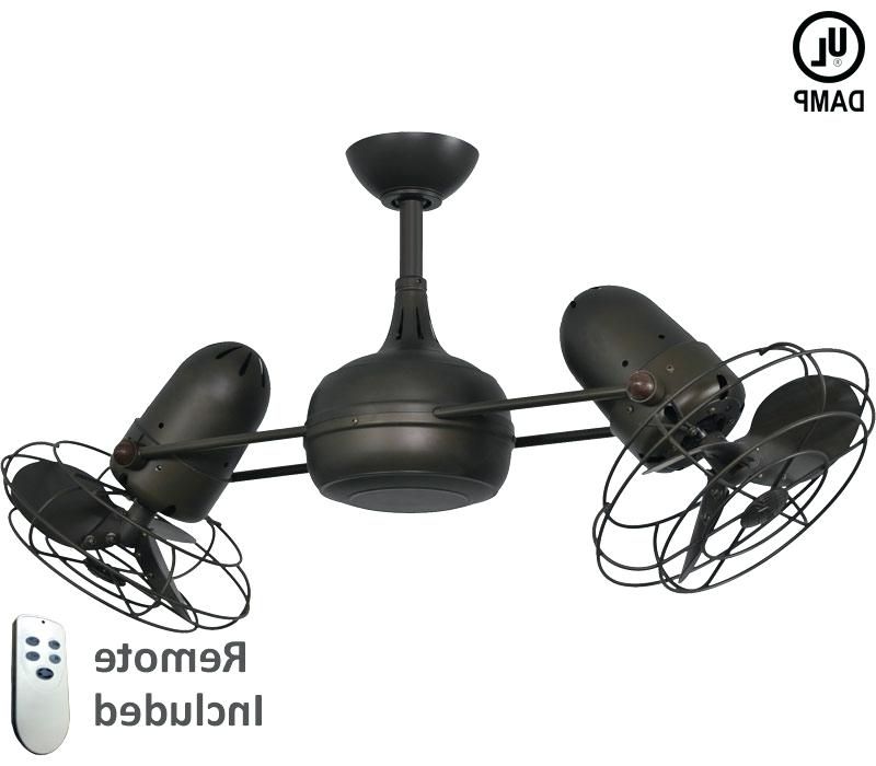 Double Head Ceiling Fan Buying Tips For Dual Outdoor Ceiling Fans Regarding Best And Newest Dual Outdoor Ceiling Fans With Lights (View 1 of 15)