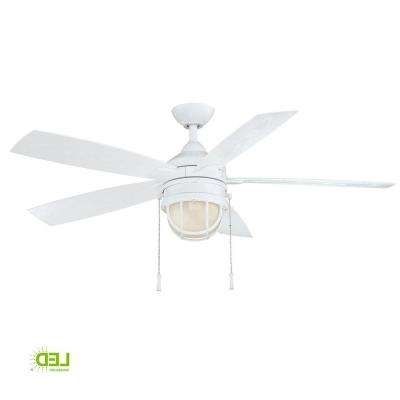 Fashionable Hampton Bay – Outdoor – Ceiling Fans – Lighting – The Home Depot Within Hurricane Outdoor Ceiling Fans (View 8 of 15)