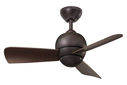 Fashionable Low Profile Outdoor Ceiling Fans With Lights Throughout Emerson Ceiling Fans Cf130orb Tilo Modern Low Profile/hugger Indoor (View 11 of 15)