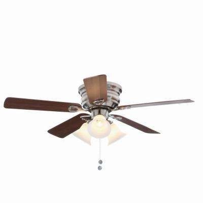 Flush Mount – Ceiling Fans – Lighting – The Home Depot Throughout Preferred 36 Inch Outdoor Ceiling Fans With Lights (View 10 of 15)