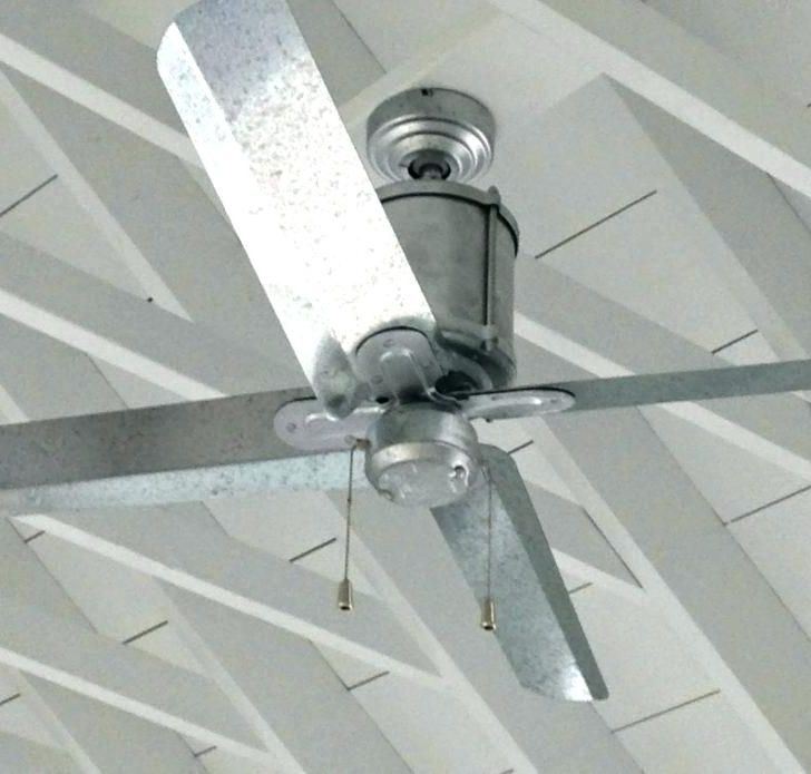Galvanized Outdoor Ceiling Fans For Most Current Galvanized Outdoor Ceiling Fan Galvanized Ceiling Fan Outdoor (View 11 of 15)
