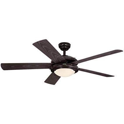 High Output Outdoor Ceiling Fans For Most Up To Date Westinghouse 7200700 Comet 52 Inch Espresso Indoor/outdoor Ceiling (View 12 of 15)