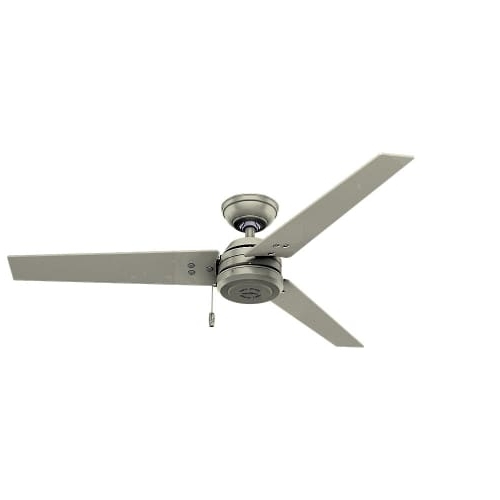 Hunter 59263 52" 3 Blade Outdoor Ceiling Fan With Pull Chain Regarding Trendy Outdoor Ceiling Fans With Pull Chains (Photo 1 of 15)