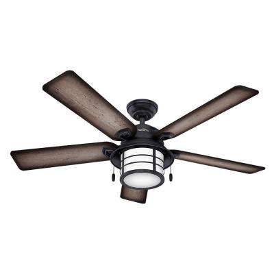 Hunter – Cfl – Outdoor – Ceiling Fans – Lighting – The Home Depot Inside Best And Newest Hunter Outdoor Ceiling Fans With Lights (View 2 of 15)