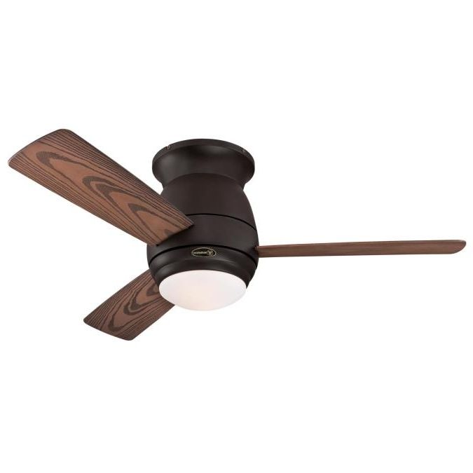 Most Current Westinghouse Halley 44 Inch Three Blade Indoor/outdoor Ceiling Fan Intended For Outdoor Ceiling Fans With Dimmable Light (View 7 of 15)