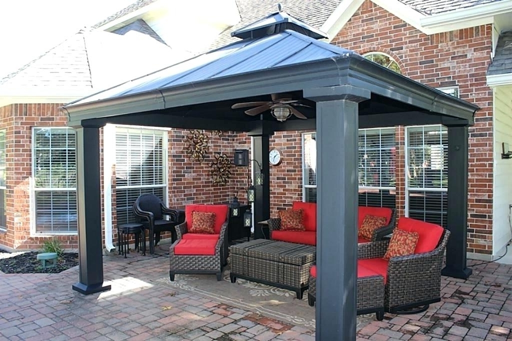 Most Popular Gazebo Ceiling Fan Legends Shore Spring Outdoor Fan Gazebo Gazebo For Outdoor Ceiling Fans For Gazebos (Photo 1 of 15)