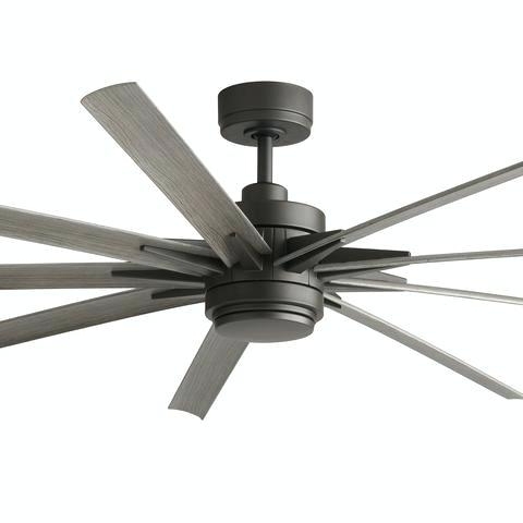 Most Popular Grey Outdoor Ceiling Fans Inside Gray Ceiling Fan Led Ceiling Fan Matte Gray Grey Outdoor Ceiling (Photo 1 of 15)