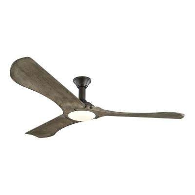 Most Recent Grey Outdoor Ceiling Fans Pertaining To Gray – Outdoor – Ceiling Fans – Lighting – The Home Depot (Photo 6 of 15)