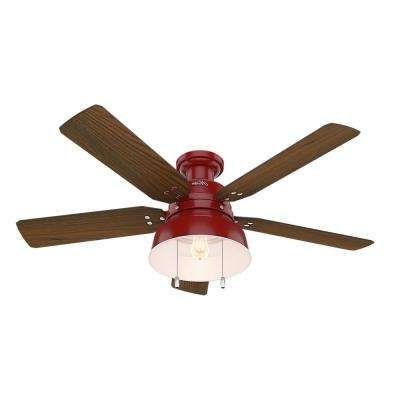 Most Recent Rustic Outdoor Ceiling Fans Throughout Hunter – Rustic – Outdoor – Ceiling Fans With Lights – Ceiling Fans (View 14 of 15)