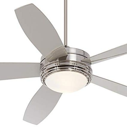 Newest 60" Casa Province Brush Nickel Outdoor Ceiling Fan – – Amazon Intended For Nickel Outdoor Ceiling Fans (View 3 of 15)