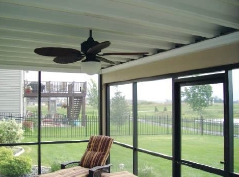 Outdoor Ceiling Fan Under Deck For Best And Newest Double Your Clients' Outdoor Living Spacekeeping The Area Below (View 10 of 15)