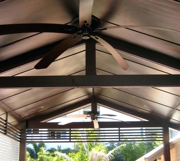 Outdoor Ceiling Fans For Canopy Regarding Current Large Outdoor Fan Large Outdoor Ceiling Fan Astonishing Fans Big (View 7 of 15)