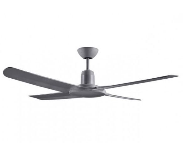 Outdoor Ceiling Fans For Coastal Areas Intended For Most Up To Date Ventair Malibu Ip55 – 1320mm Abs 4 Blade Ceiling Fan – Ideal For (View 8 of 15)