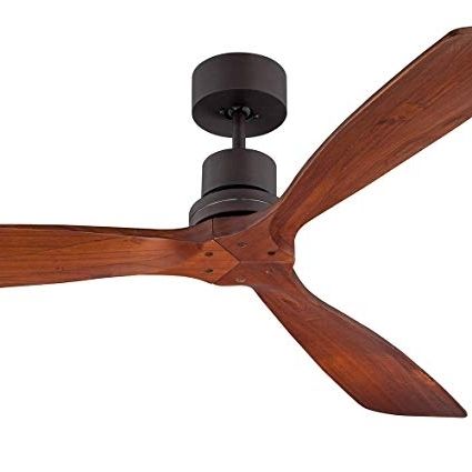 Outdoor Ceiling Fans For Windy Areas Inside Latest 52" Casa Delta Wing Bronze Outdoor Ceiling Fan – – Amazon (View 14 of 15)