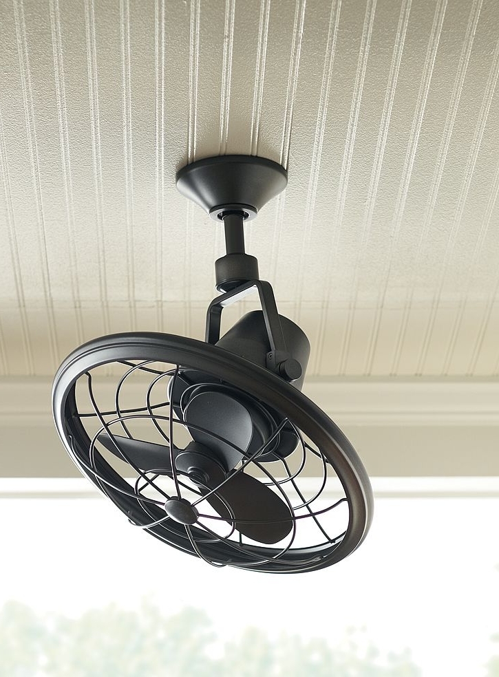 Featured Photo of 2024 Best of Outdoor Ceiling Fans with Cage