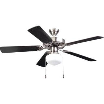 Outdoor Ceiling Fans With Led Globe With Well Known Led Light Kit For Ceiling Fan Dual Mount Ceiling Fan Brushed Nickel (View 6 of 15)