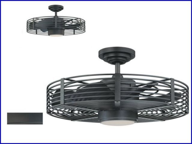 Preferred Enclosed Outdoor Ceiling Fans Throughout Attractive Enclosed Blade Ceiling Fan At Lighting And Fans For (View 1 of 15)