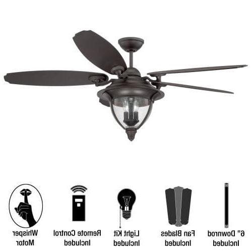 Preferred Shop Miseno Traditional 56 Inch Indoor/outdoor Ceiling Fan With With Regard To Portable Outdoor Ceiling Fans (View 6 of 15)