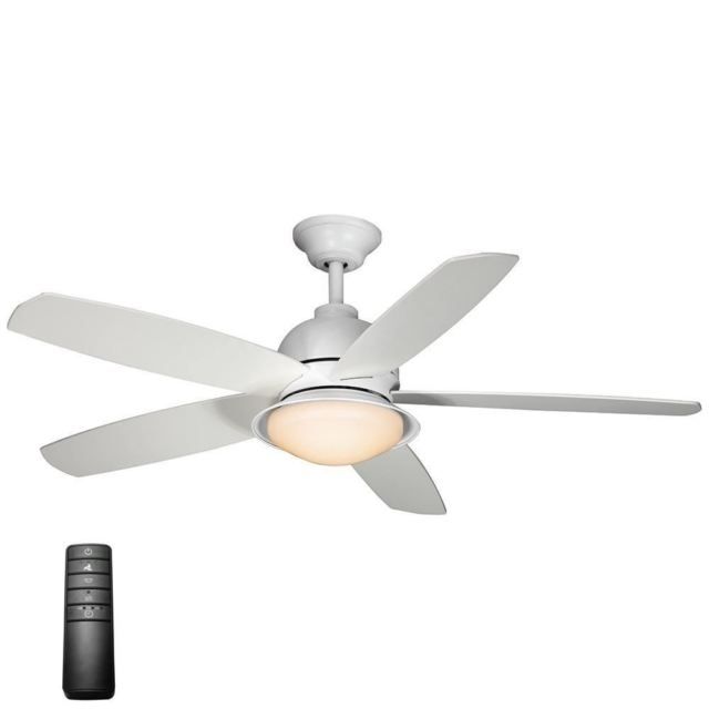 Recent Ceiling Fan With Light Kit And Remote 52 Inch Led Indoor Outdoor Within Indoor Outdoor Ceiling Fans With Lights And Remote (View 7 of 15)