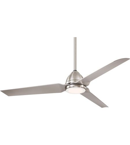 Recent Java 54 Inch Brushed Nickel Wet With Silver Blades Outdoor Ceiling Fan Pertaining To Brushed Nickel Outdoor Ceiling Fans (View 13 of 15)