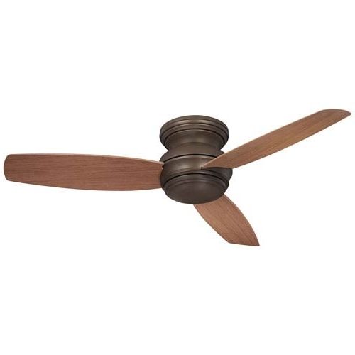 Traditional Outdoor Ceiling Fans Inside 2018 Minka Aire Traditional Concept Oil Rubbed Bronze 52 Inch Outdoor Led (View 6 of 15)
