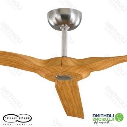 Trendy Bamboo Radical Indoor/outdoor 60" 3 Blade Dc Ceiling Fan With Remote In Outdoor Ceiling Fans With Bamboo Blades (View 2 of 15)