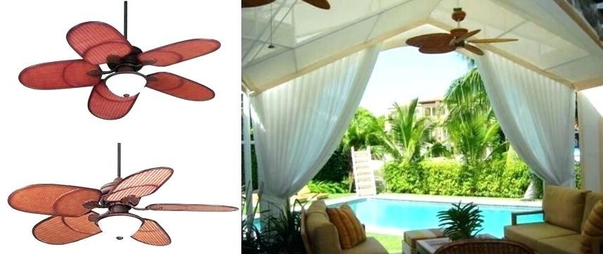 Tropical Outdoor Ceiling Fans Double Ceiling Fan Outdoor Inch Abs Inside Fashionable Tropical Design Outdoor Ceiling Fans (View 1 of 15)