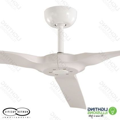 Well Known Sunshine Coast Outdoor Ceiling Fans Pertaining To White Radical Indoor/outdoor 60" 3 Blade Dc Ceiling Fan With Remote (View 9 of 15)