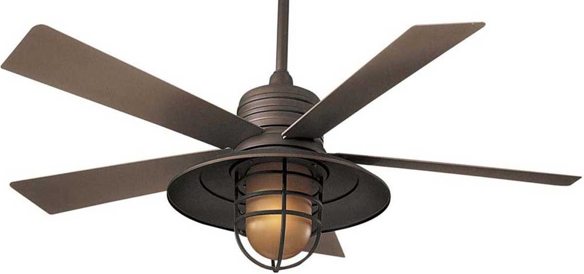 Well Liked Outdoor Ceiling Fans With Cage With Regard To Ceiling: Awesome Ceiling Fan With Cage Light Ceiling Fans With (View 2 of 15)