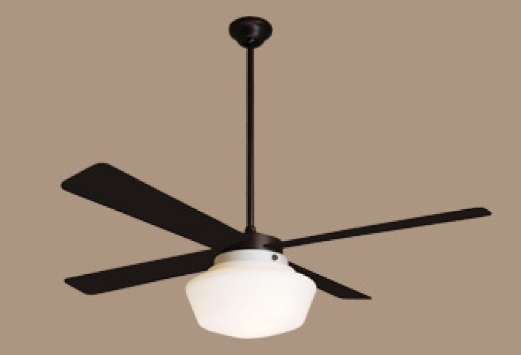 Well Liked Outdoor Ceiling Fans With Schoolhouse Light Intended For Schoolhouse Light Ceiling Fan 2018 Ceiling Fan Light Kit Outdoor (View 1 of 15)