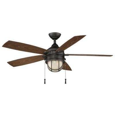 Wet Rated – Industrial – Ceiling Fans – Lighting – The Home Depot Within Most Recently Released Outdoor Rated Ceiling Fans With Lights (View 1 of 15)