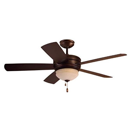 Wet Rated Outdoor Ceiling Fans With Light With Regard To Best And Newest Outdoor Ceiling Fan With Light Wet Rated: Amazon (Photo 3 of 15)