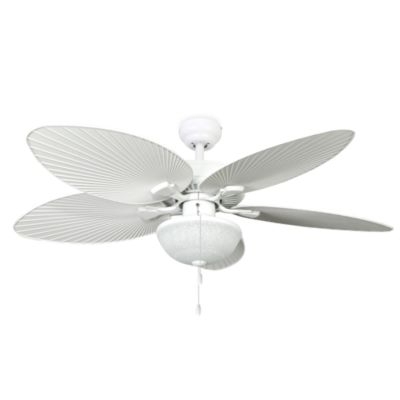 White Outdoor Ceiling Fan With Light 2018 Home Depot Ceiling Fans With Regard To Well Liked White Outdoor Ceiling Fans (View 7 of 15)