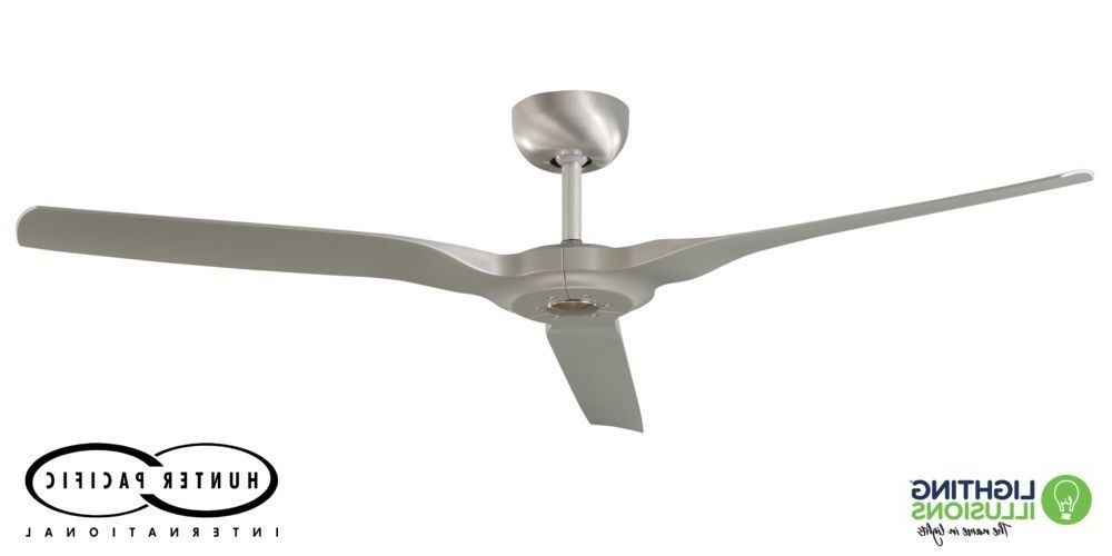 White Radical 2 Indoor/outdoor 60" 3 Blade Dc Ceiling Fan With Within 2017 Sunshine Coast Outdoor Ceiling Fans (View 13 of 15)