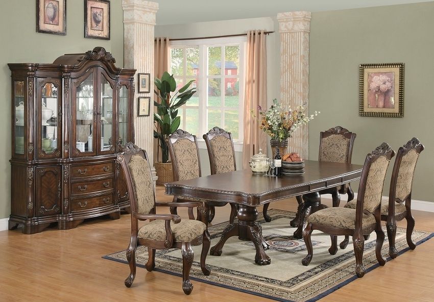 2017 Dining Tables Sets Within Andrea Collection 103111 Formal Dining Table Set, Coaster Furniture (Photo 17 of 20)