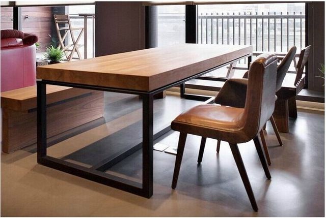 2017 European Solid Wood Dining Table Rectangular Wood Dining Tables Within Wood Dining Tables (Photo 14 of 20)