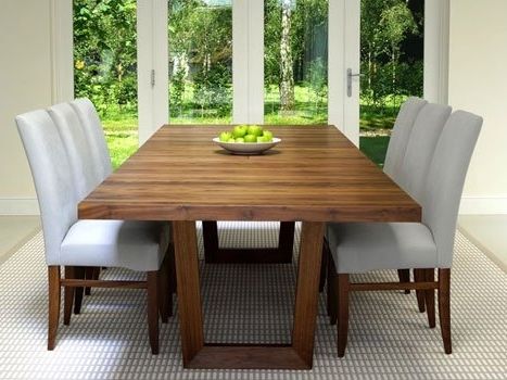 2017 Extendable Dining Room Tables And Chairs Intended For Extra Large Dining Tables. Wide Oak & Walnut Extending Dining Tables (Photo 15 of 20)