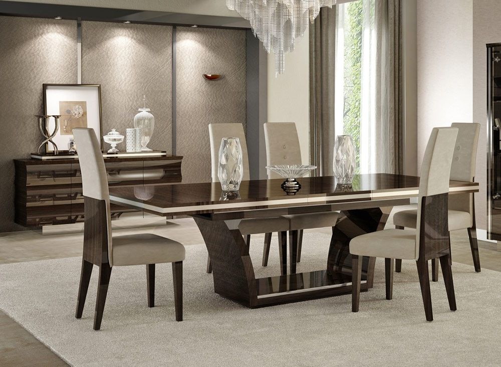 2017 Modern Dining Sets Throughout Giorgio Italian Modern Dining Table Set (Photo 1 of 20)