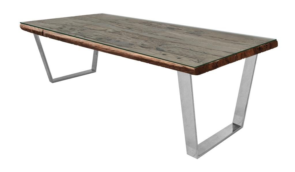 2017 Railway Dining Tables Inside Rustic Xl Rectangle Dining Table – Conceptuscollection (View 1 of 20)