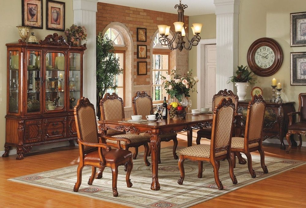 2017 Traditional Dining Room Furniture White Chairs For Dining Table With Traditional Dining Tables (View 19 of 20)