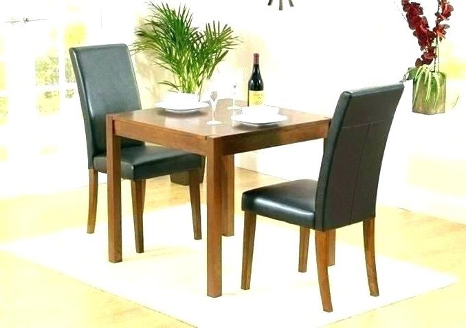 2018 Dining Tables For Two Pertaining To Dining Tables For Two Small 2 Person Kitchen Table 4 Used Room Tabl (Photo 17 of 20)