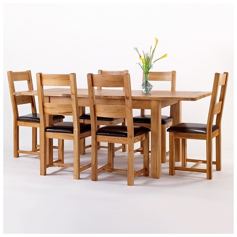 [%50% Off Rustic Oak Dining Table And 6 Chairs | Extending | Westbury Pertaining To 2018 Oak Dining Set 6 Chairs|oak Dining Set 6 Chairs Within Newest 50% Off Rustic Oak Dining Table And 6 Chairs | Extending | Westbury|popular Oak Dining Set 6 Chairs Pertaining To 50% Off Rustic Oak Dining Table And 6 Chairs | Extending | Westbury|2017 50% Off Rustic Oak Dining Table And 6 Chairs | Extending | Westbury Pertaining To Oak Dining Set 6 Chairs%] (Photo 3 of 20)