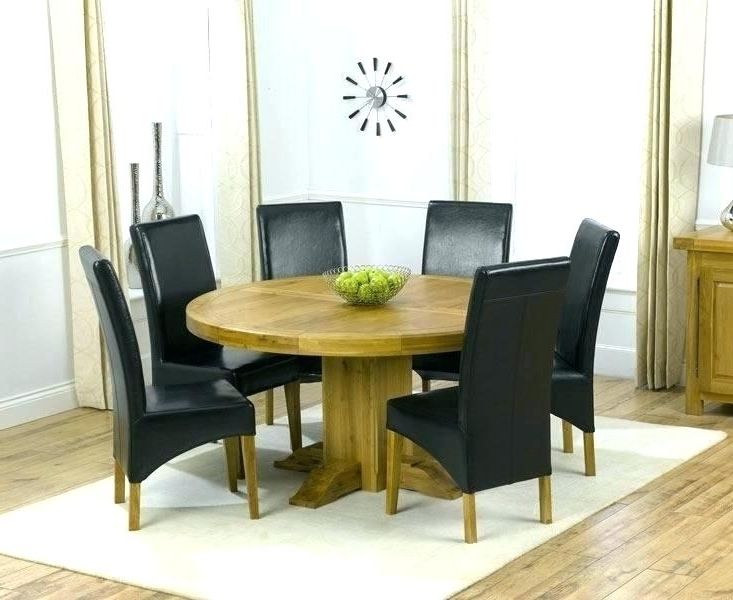 6 Person Dining Table 6 Person Kitchen Table 8 Person Kitchen Tables With Regard To Most Recent Round 6 Person Dining Tables (Photo 11 of 20)