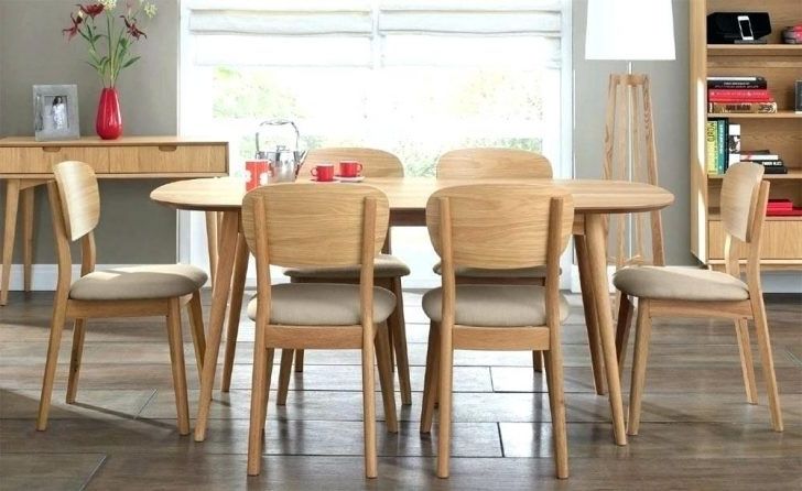 6 Seater Dining Table Modern Grey Gloss Set Price In Delhi Fern 5 Within Favorite Oak 6 Seater Dining Tables (View 8 of 20)