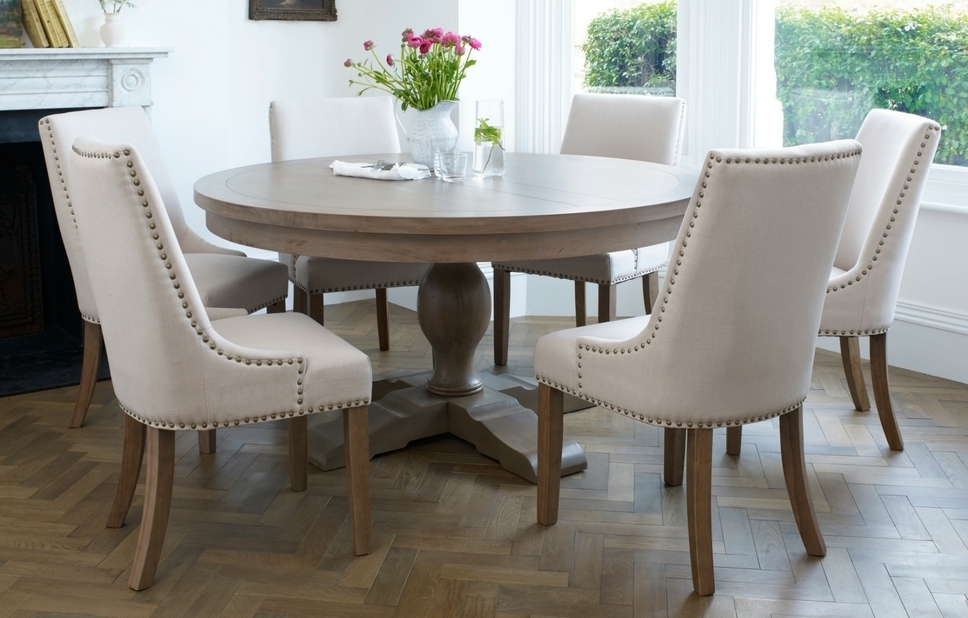 6 Seater Round Dining Tables Regarding Well Known Classic Designer Dining Set – 6 Seats – Home Furniture – Out & Out (Photo 1 of 20)