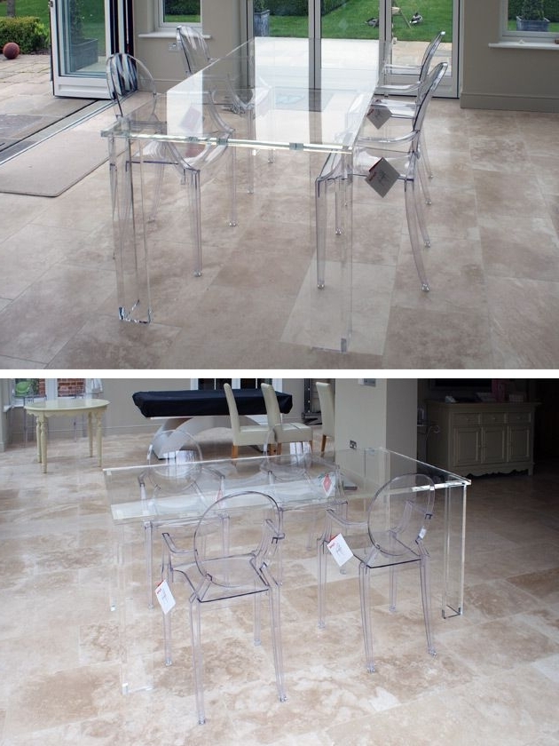 Acrylic Furniture Is Famed For How Well It Keeps Spaces Looking In Best And Newest Acrylic Dining Tables (Photo 1 of 20)